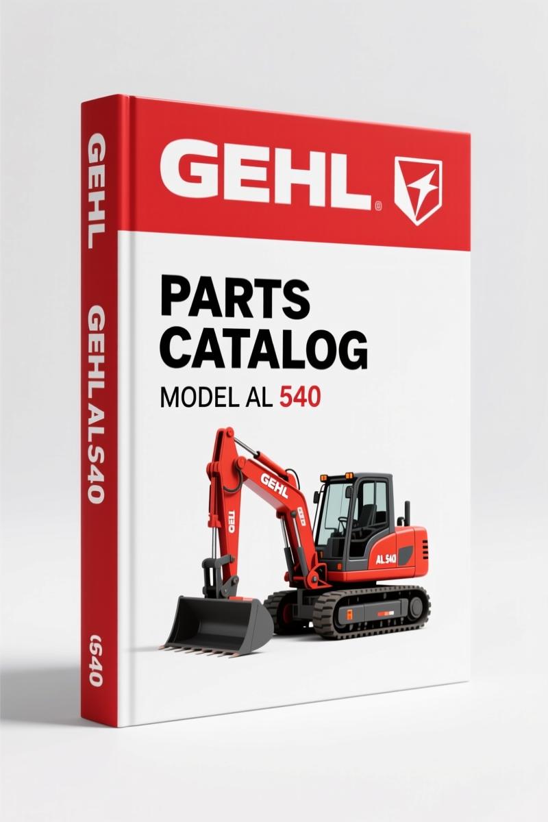 GEHL AL 540 2011 Parts Catalog – 142 Pages OEM Factory Specs
