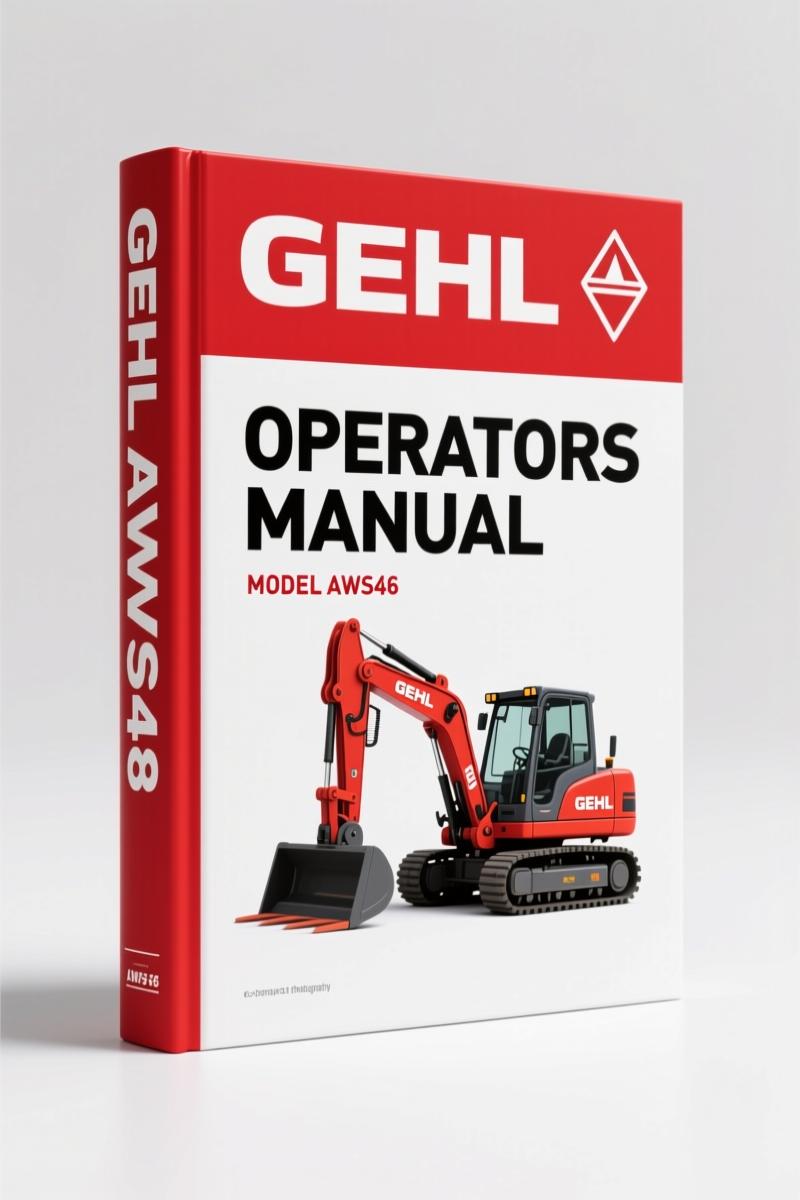 GEHL AWS46 2009 Operators Manual – Factory Specs & Safety Protocols