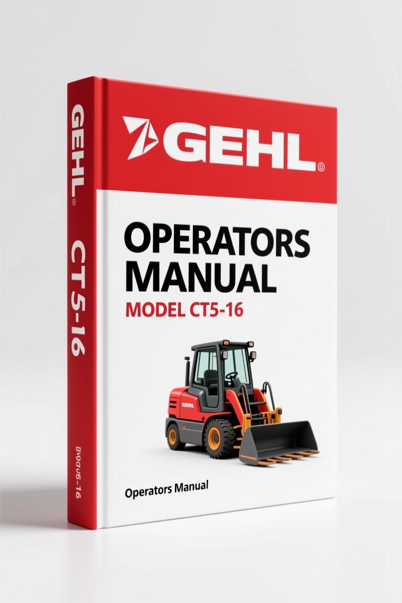 GEHL CT5-16, CT5-16 Turbo 2007 Operators Manual – Factory Specs & Safety