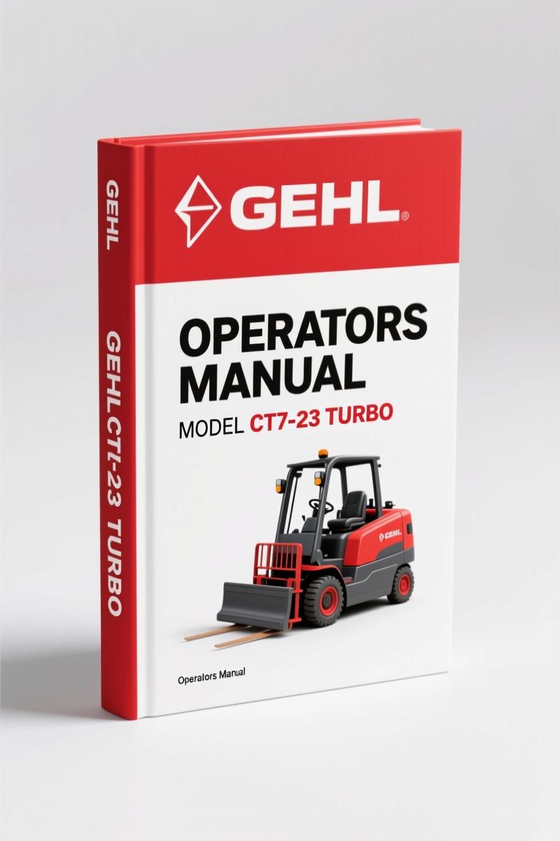 GEHL CT7-23 Turbo 2007 Operators Manual – Factory Torque & Safety