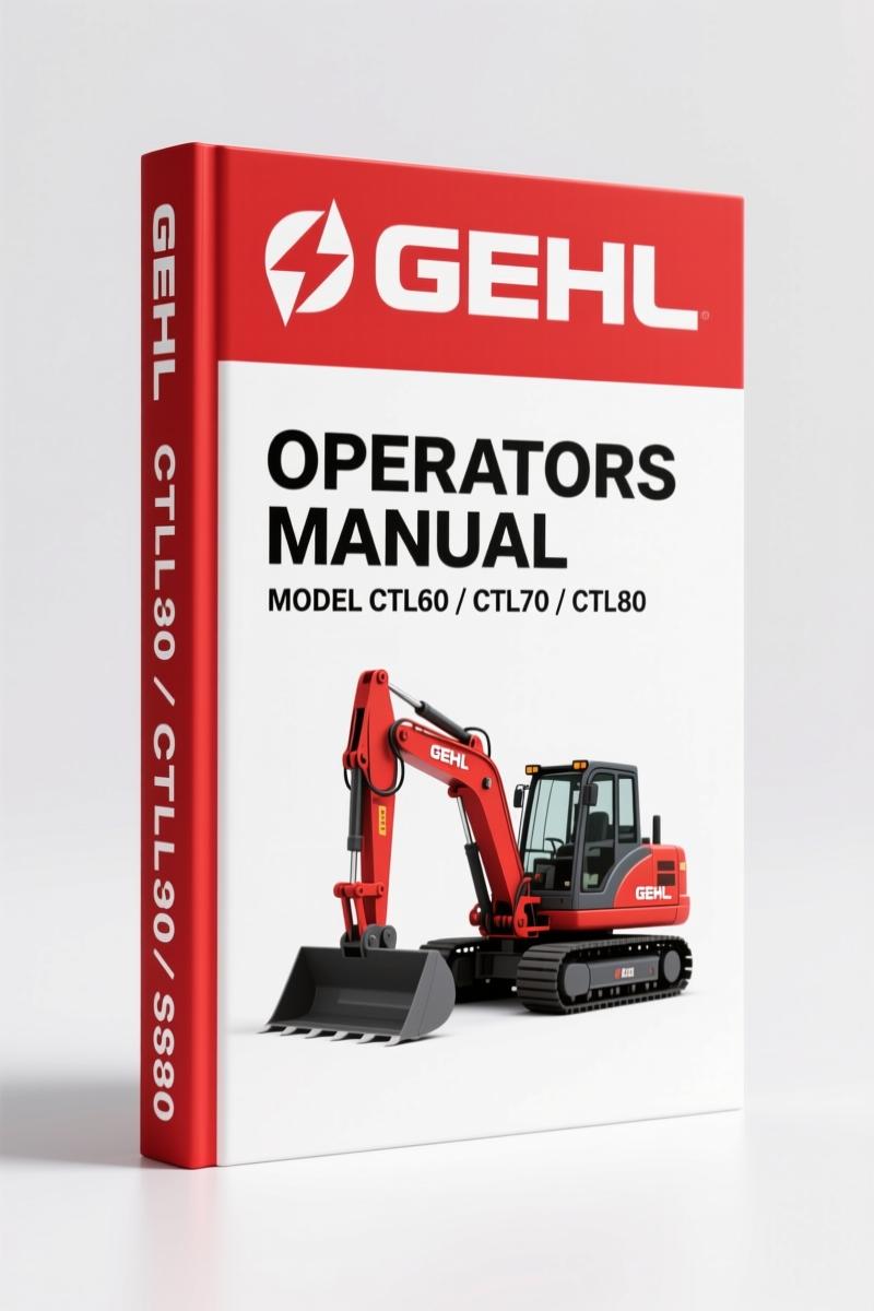 GEHL CTL60 CTL70 CTL80 2007 Parts Catalog – 386 Pages OEM Specs