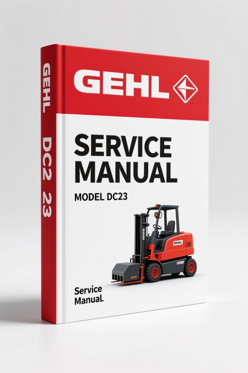 GEHL DC23 Service Manual – 40-Page Factory Specs for Compact Loader