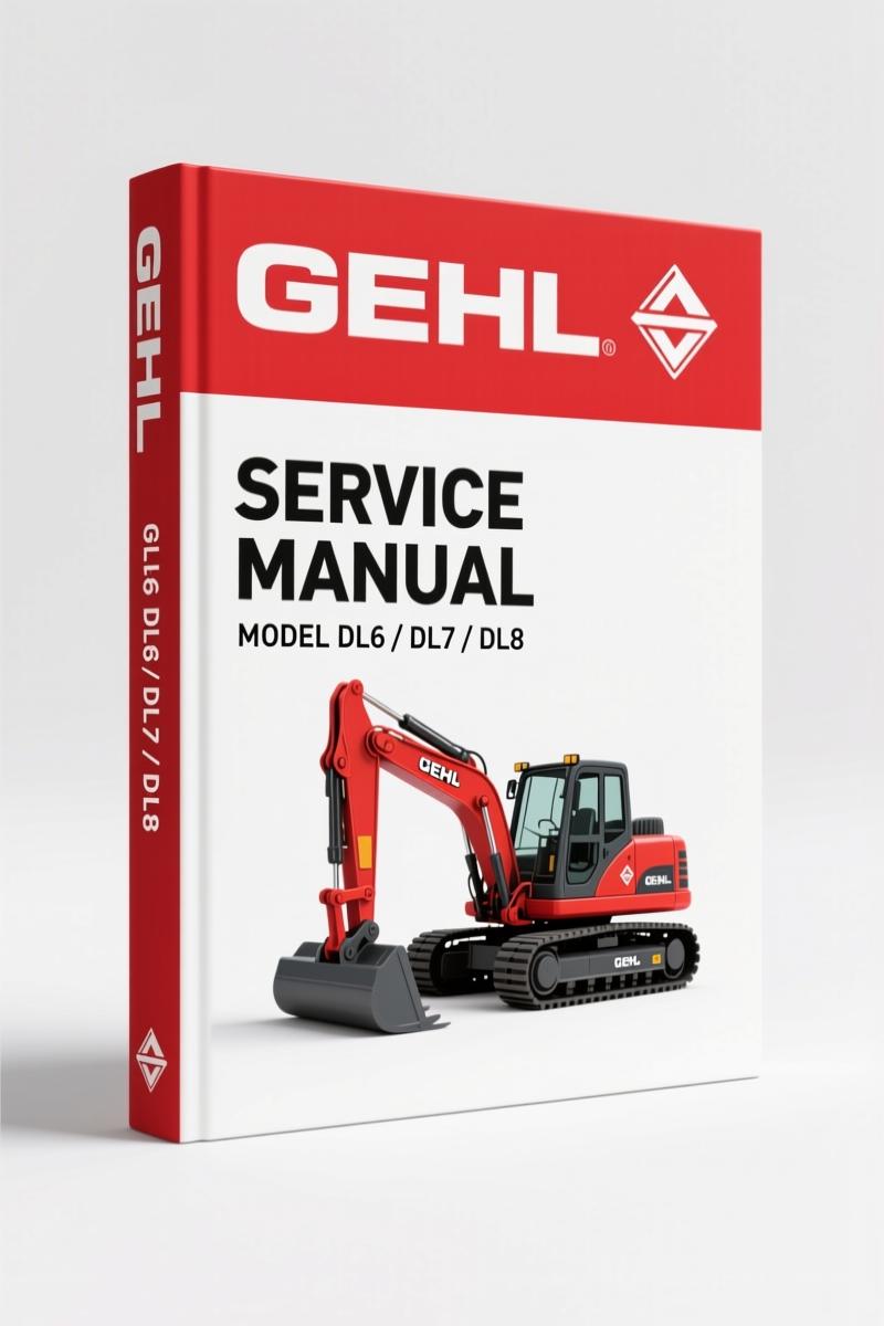 GEHL DL7, DL9, DL11, DL12, DL6 Service Manual – 580 Pages