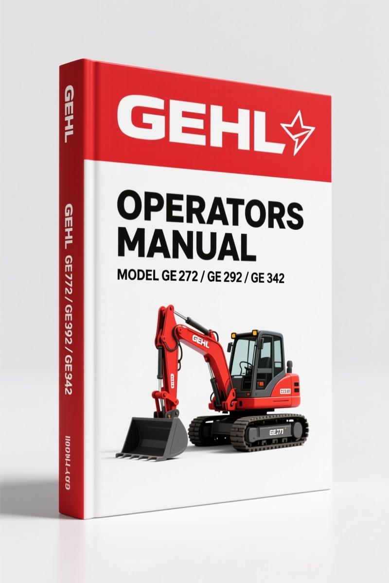 GEHL GE 272, GE 292, GE 342, GE 362 1999 Operators Manual – 52 Pages