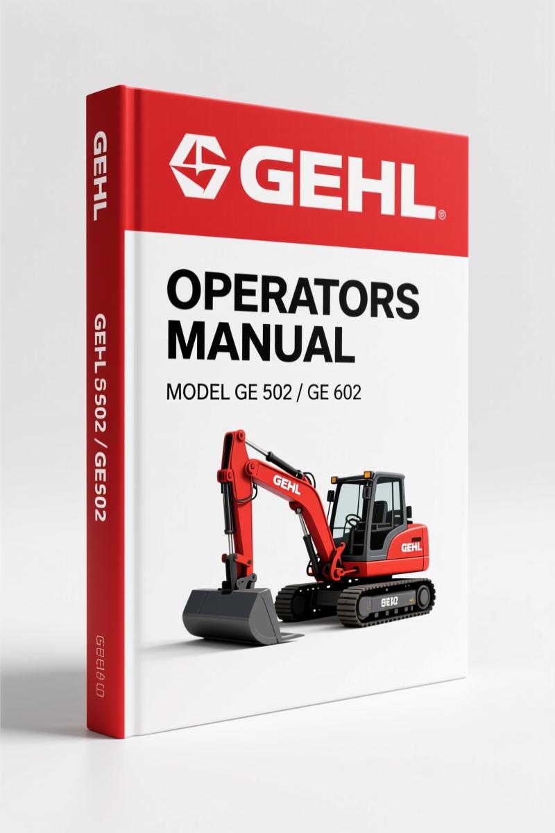 GEHL GE 502, GE 602 Operators Manual – Factory Specs & Procedures