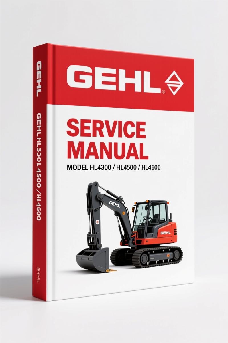 GEHL HL4300, HL4500, HL4600, HL4700 Service Manual – 64 Pages | Factory Parts Data
