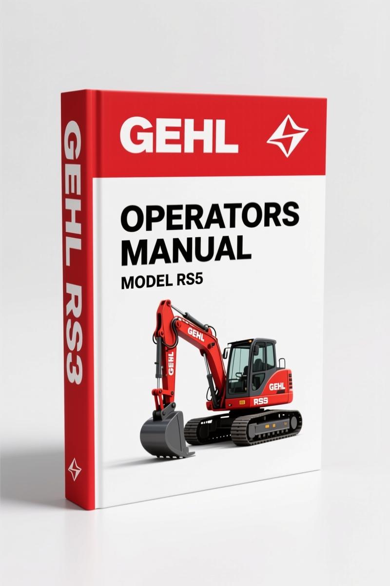 GEHL RS5 Operators Manual – 76 Pages Factory Specs & Torque Data