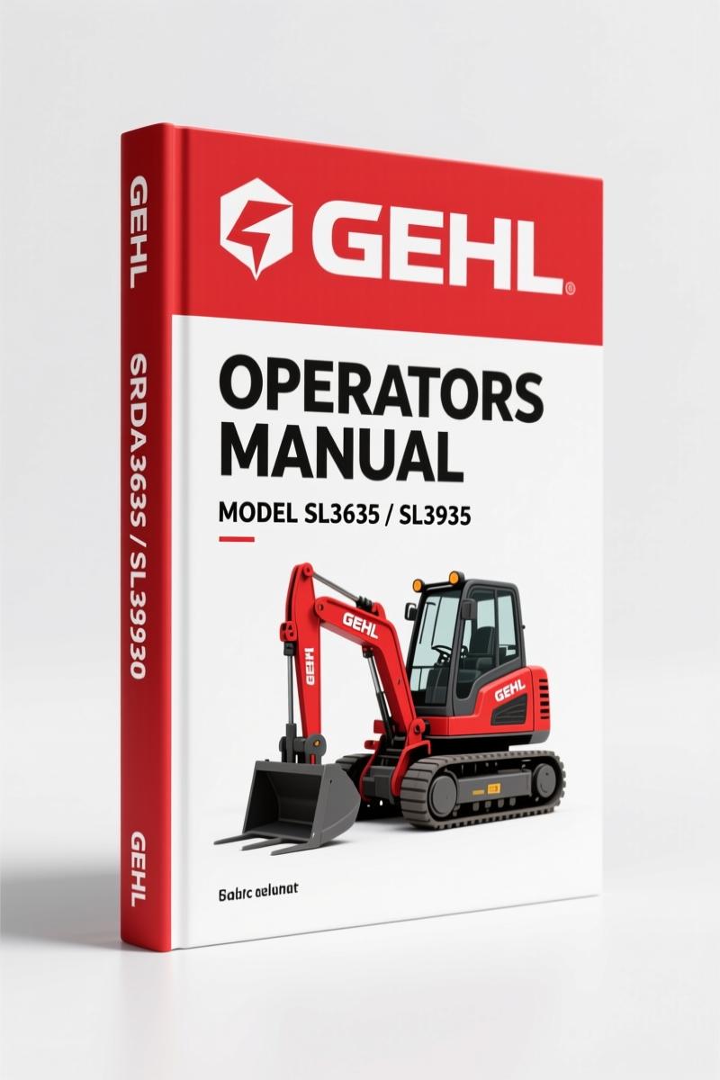GEHL SL3635, SL3935 Operators Manual – Factory Specs