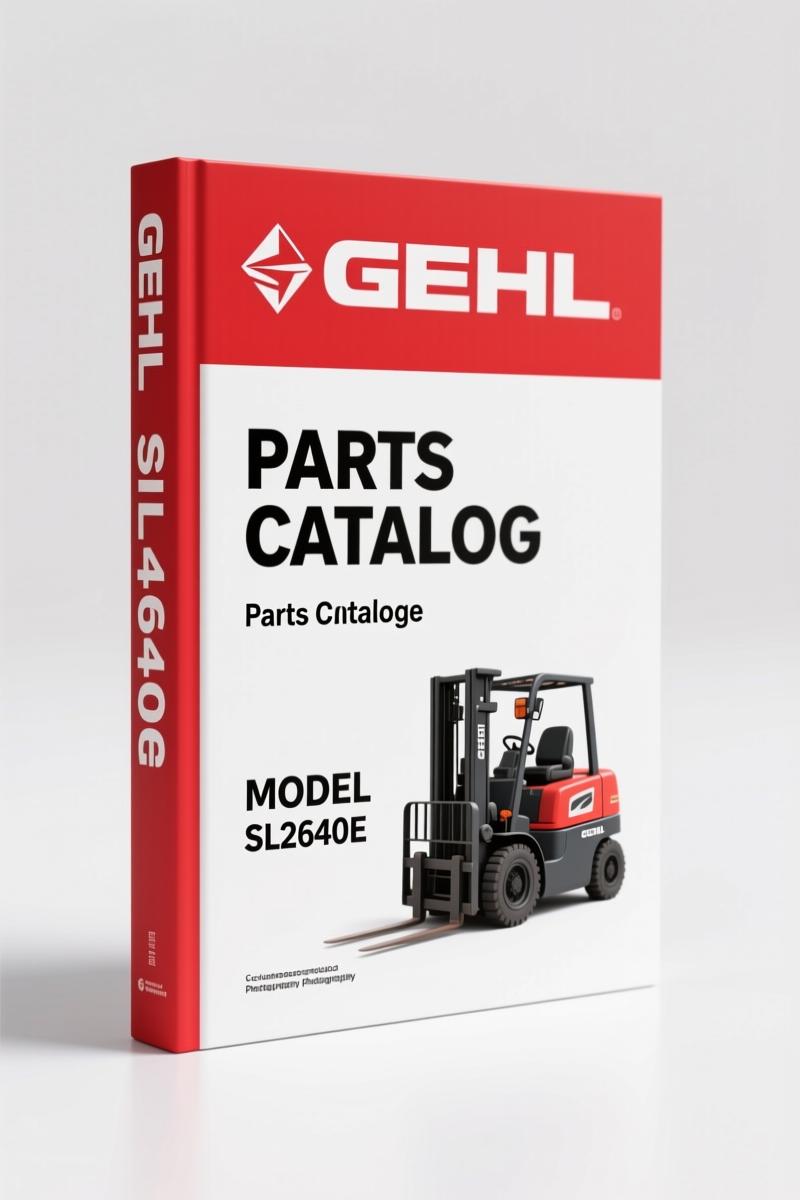 GEHL SL4640E, SL5240E 2008 Parts Catalog – 238 Pages OEM Specs