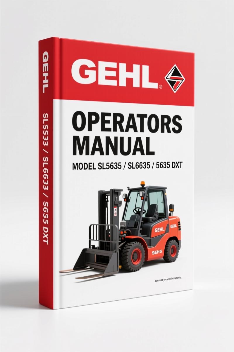 GEHL SL5635, SL6635, 5635 DXT, 6635 SXT Operators Manual – 83 Pages