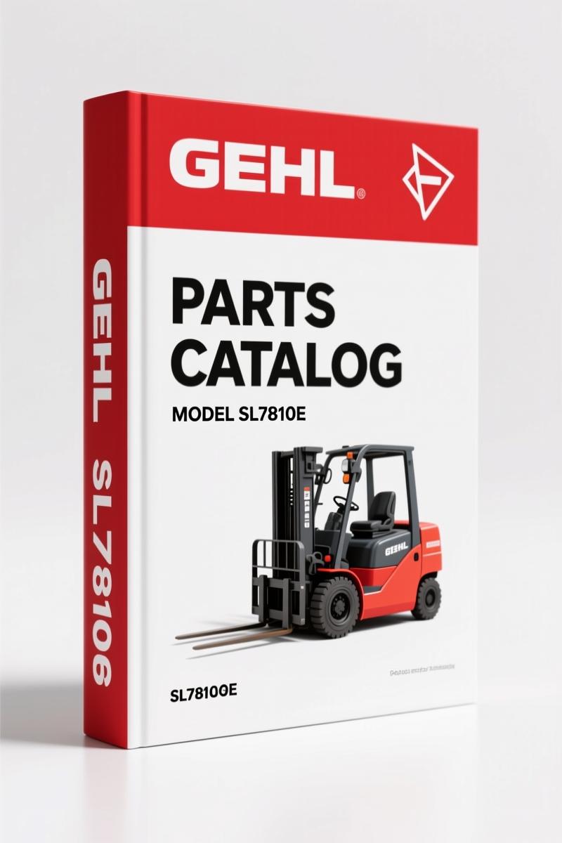 GEHL SL7810E 2009 Parts Catalog – OEM Factory Specs