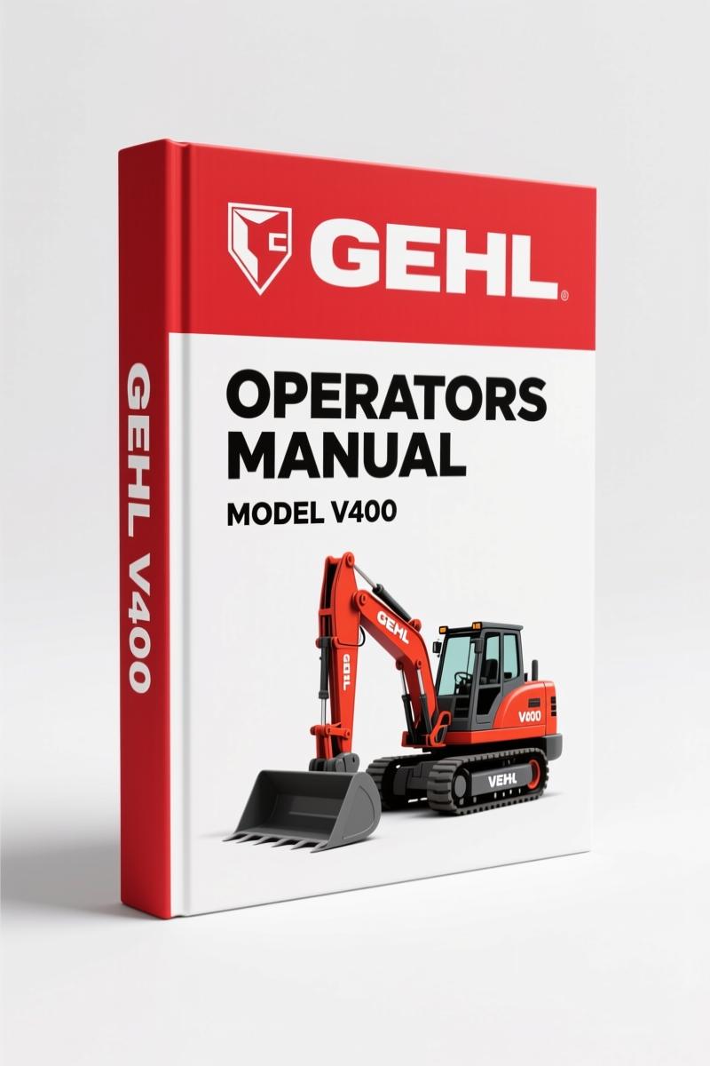 GEHL V400 Operators Manual – Factory Specs & Safety Procedures
