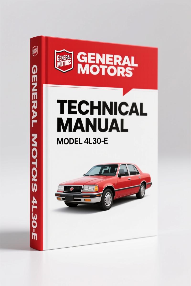 General Motors 4L30-E 1992 Technical Manual – Factory Hydraulic & Power Flow Data