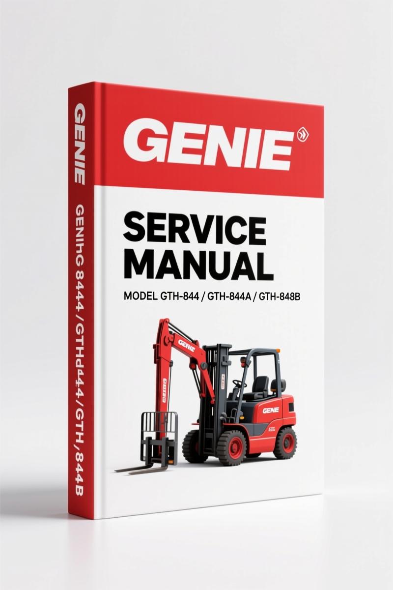 Genie GTH-844, GTH-844A, GTH-844B 2013 Service Manual – OEM Specs