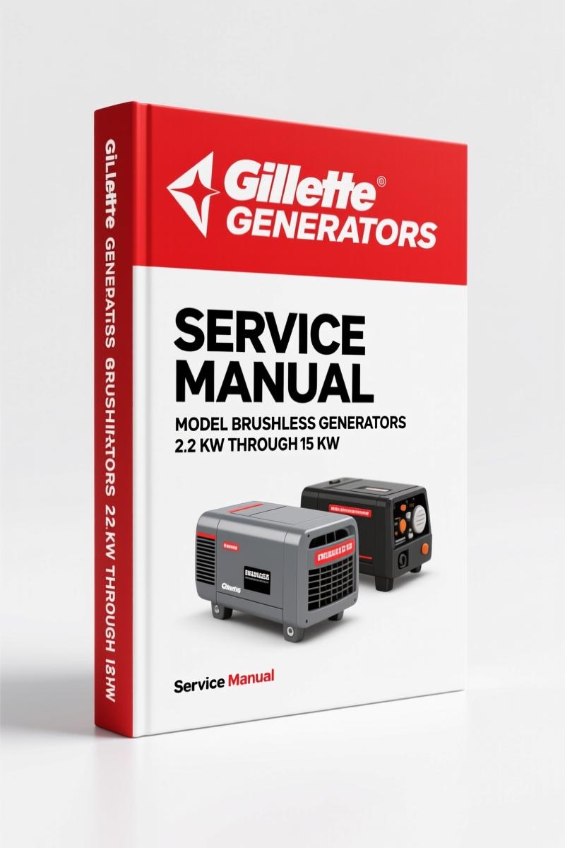 Gillette BRUSHLESS GENERATORS 2.2-15 KW Service Manual