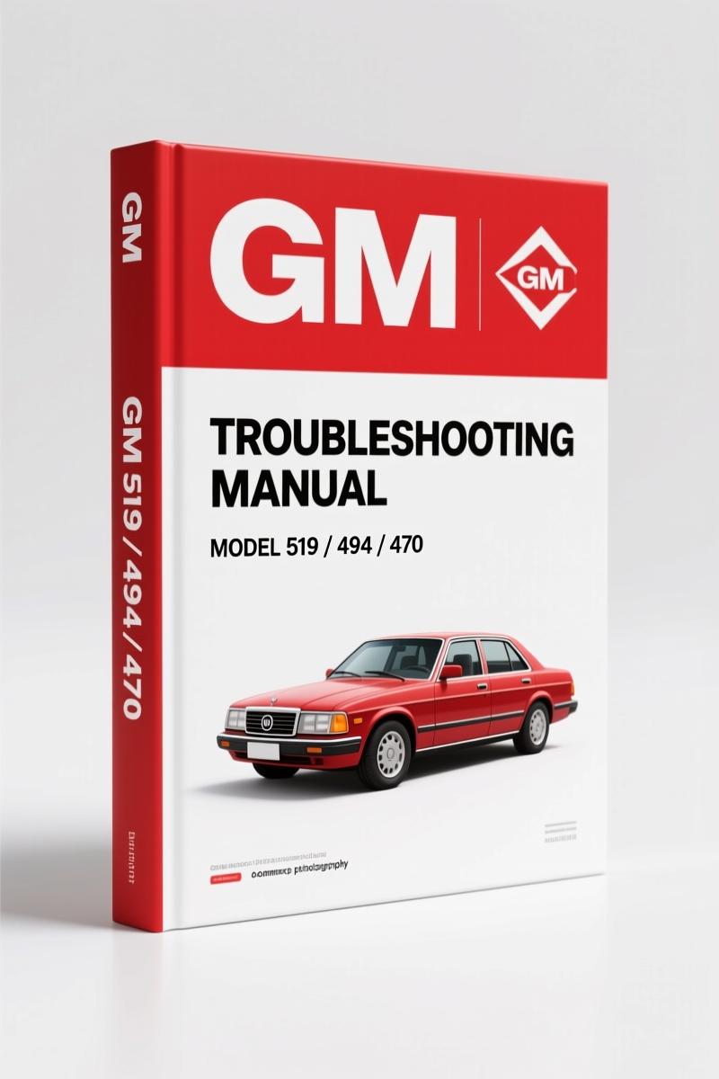 Gmdat 519, 494, 470, 444, 434 Troubleshooting Manual – Factory ECM Diagnostics