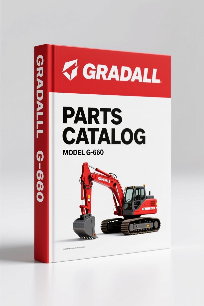 Gradall G-660 1974 Parts Catalog – Factory Specs & Exploded Views