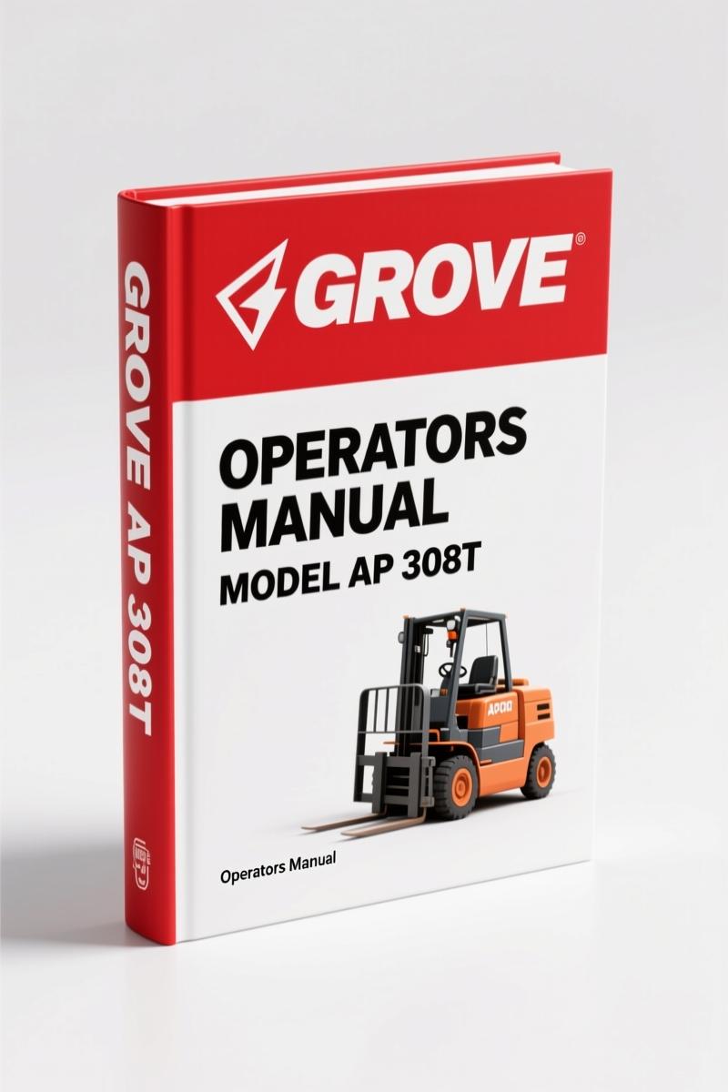 Grove AP 308T 1997 Operators Manual – Factory OEM Specs