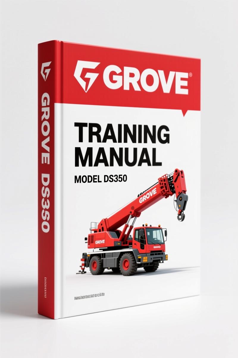 Grove DS350 Training Manual – 80-Page Factory Document for Crane Technicians