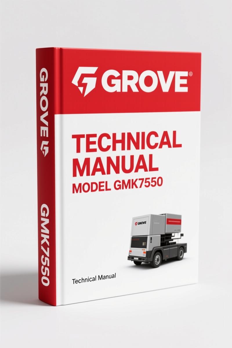 Grove GMK7550 2010 Technical Manual – 56-Page Factory Spec Data