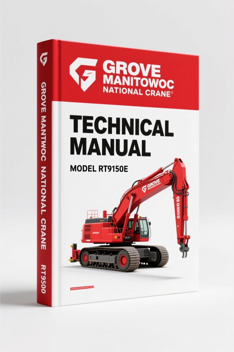 Grove Manitowoc National Crane RT9150E Technical Manual – 28 Pages