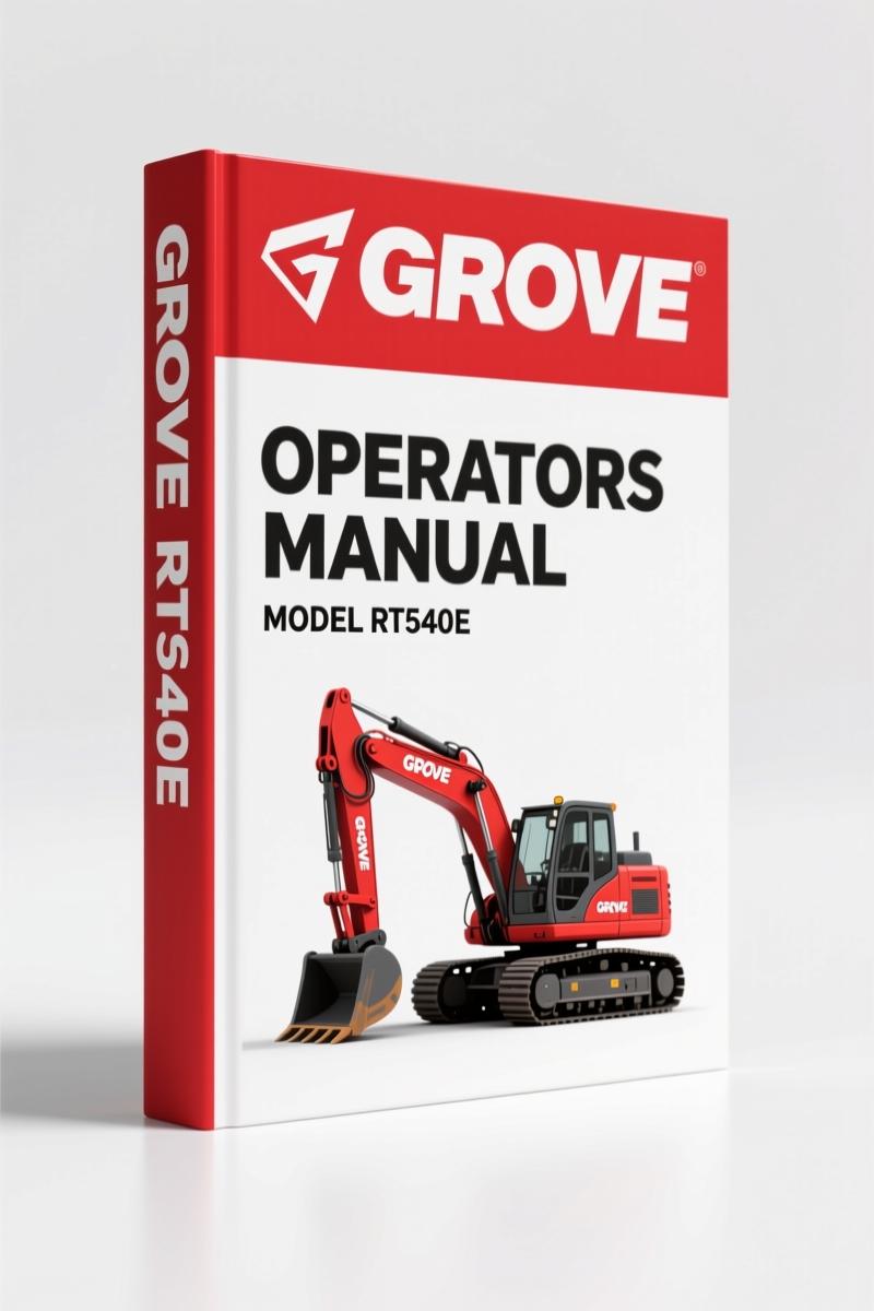 Grove RT540E 2007 Operators Manual – 96-Page Factory Document