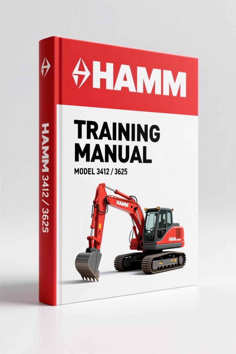 Hamm 3412, 3625 2014 Training Manual – 1192 Pages OEM Specs