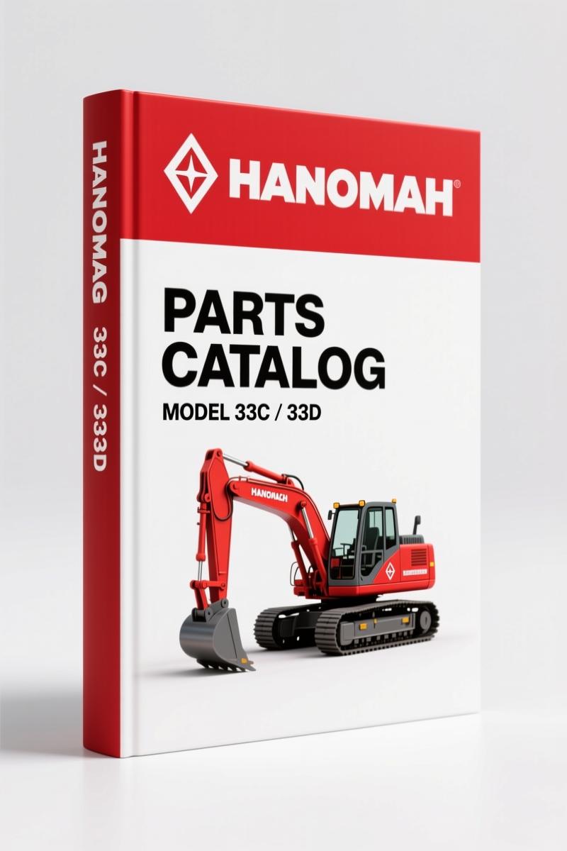 Hanomag 33C, 33CI, 33D, 33DI Parts Catalog – 972 Pages