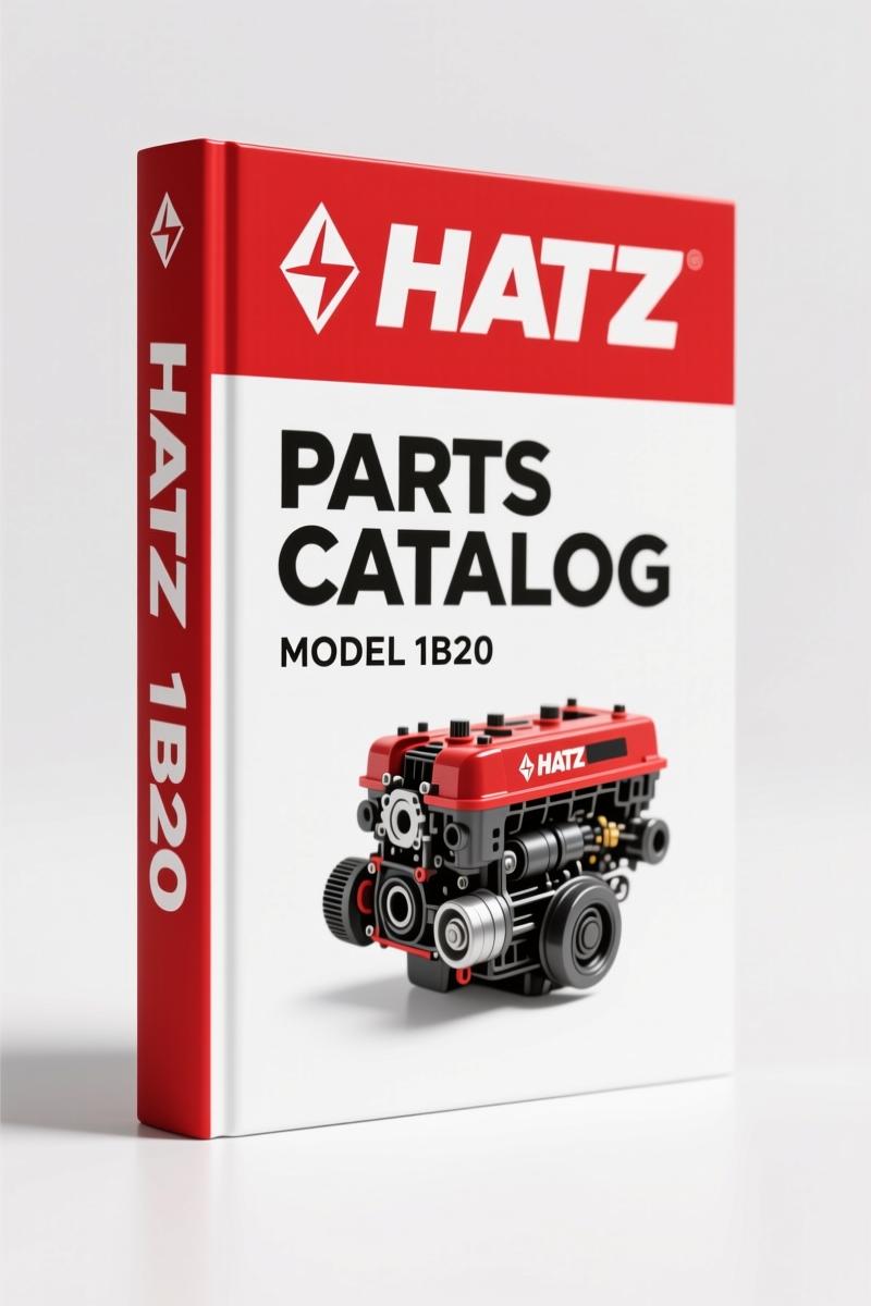 HATZ 1B20, 1B30 Parts Catalog – OEM Exploded-Views & Part Numbers