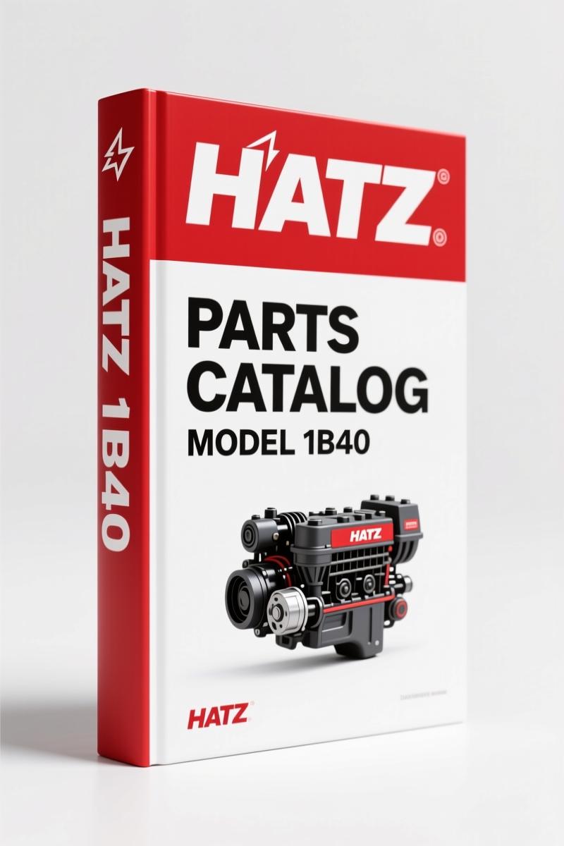 HATZ 1B40 Parts Catalog – 43 Pages of OEM Spare Part Numbers