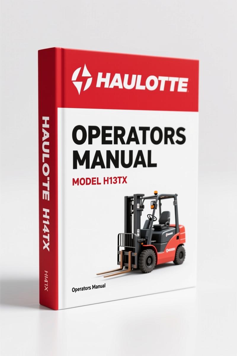 Haulotte H14TX, H16TPX 2005 Operators Manual – 76 Pages
