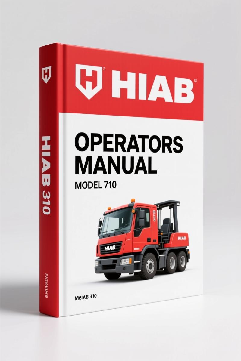 HIAB 710 1993 Operators Manual – OEM Factory Documentation