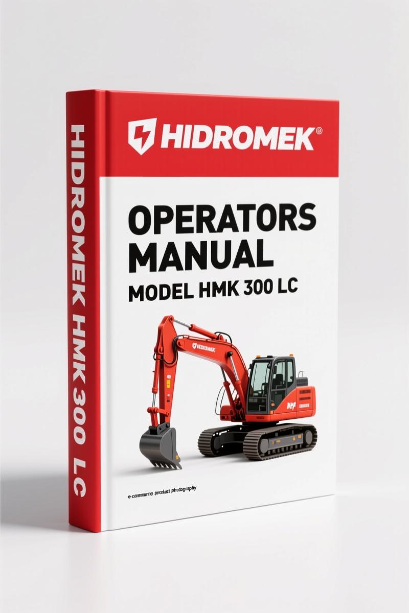 Hidromek HMK 300 LC 2007 Operators Manual – Factory Pre-Delivery & Operation Specs