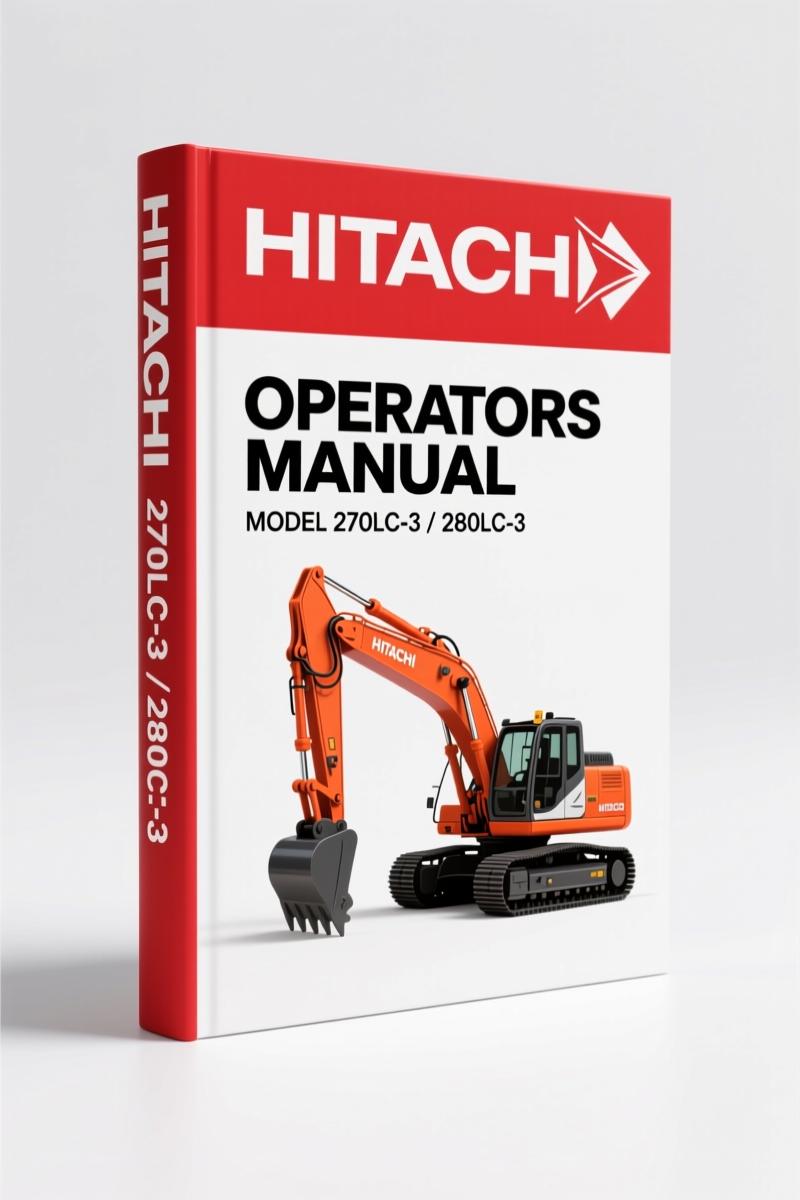 Fiat-hitachi 270LC-3, 280LC-3 2006 Operators Manual – 31 Pages