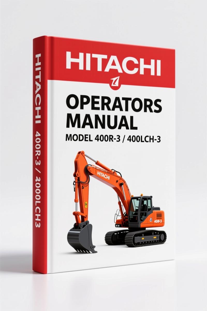 Fiat-hitachi 400R-3 400LCH-3 Operators Manual 2007 – 331 Pages