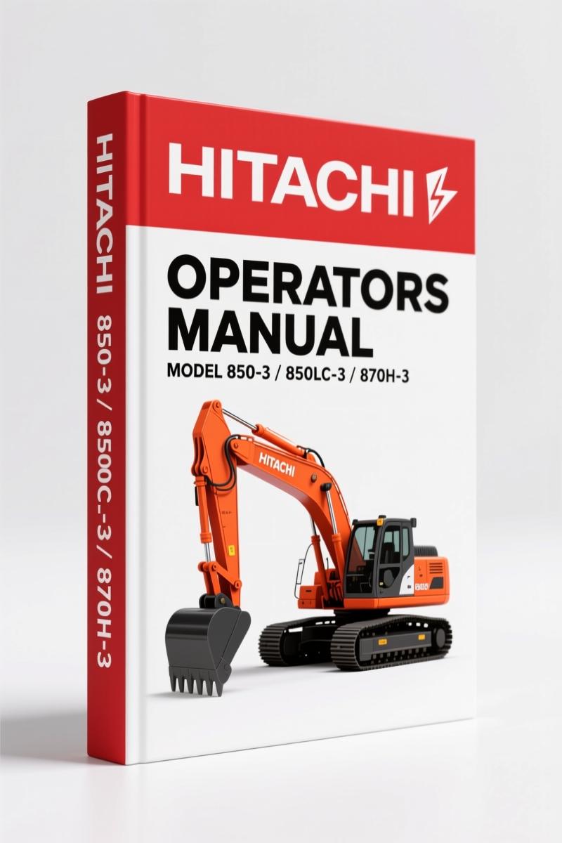 Fiat Hitachi 850-3 Troubleshooting Manual | 586 Pag