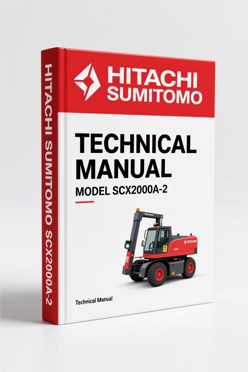 Hitachi Sumitomo SCX2000A-2 Technical Manual – Factory Crane Specs