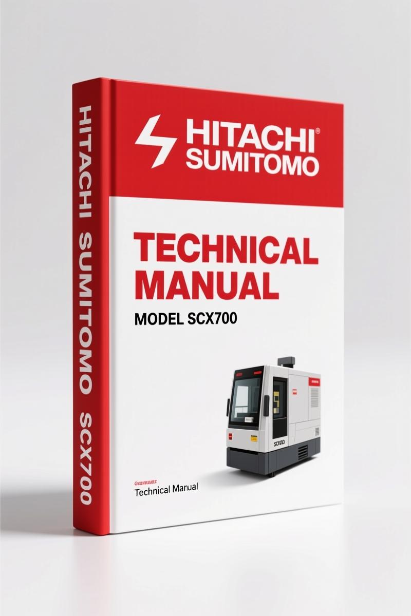 Hitachi Sumitomo SCX700 Parts Catalog – 814 Pages OEM