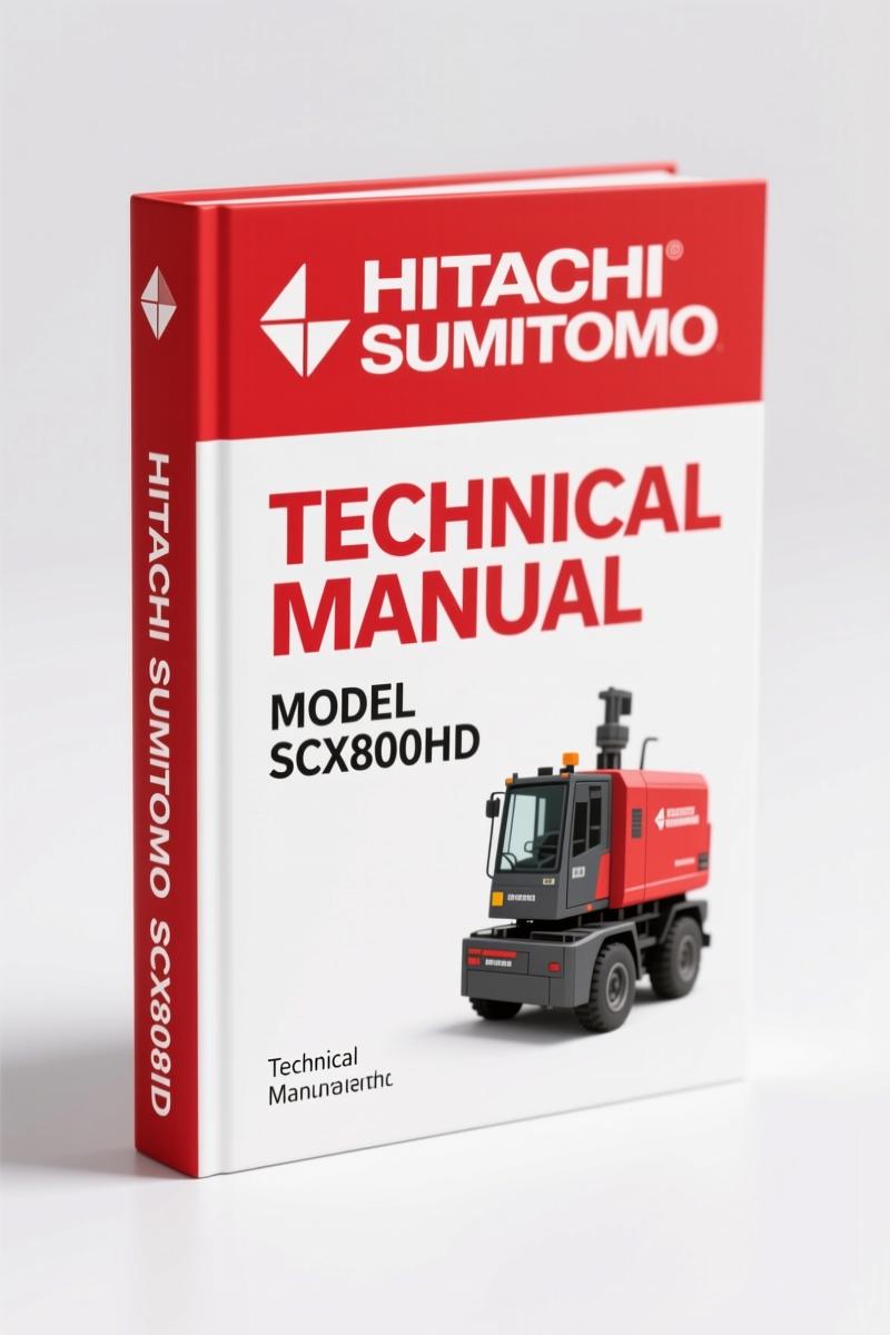 Hitachi Sumitomo SCX800hd Technical Manual – Factory Specs for Crane Hydraulics