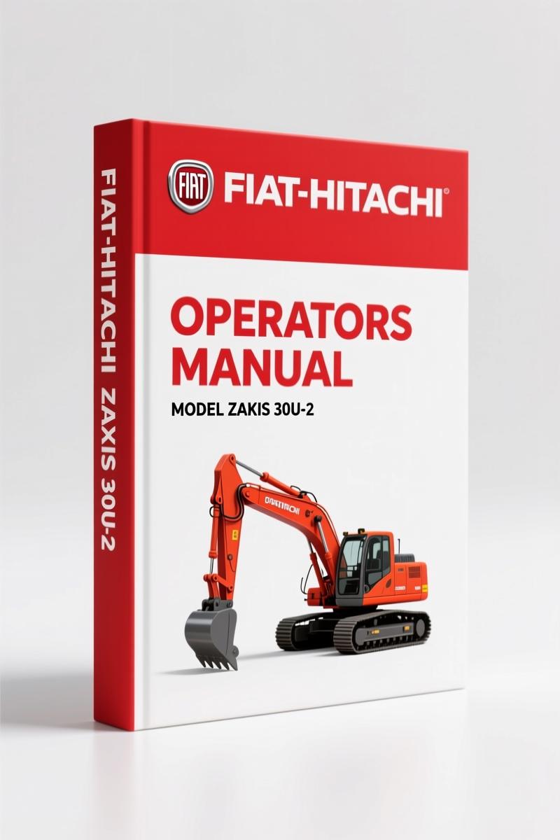 Fiat-hitachi ZAXIS 30U-2 35U-2 40U-2 50U-2 2006 Operators Manual – 18 Pages