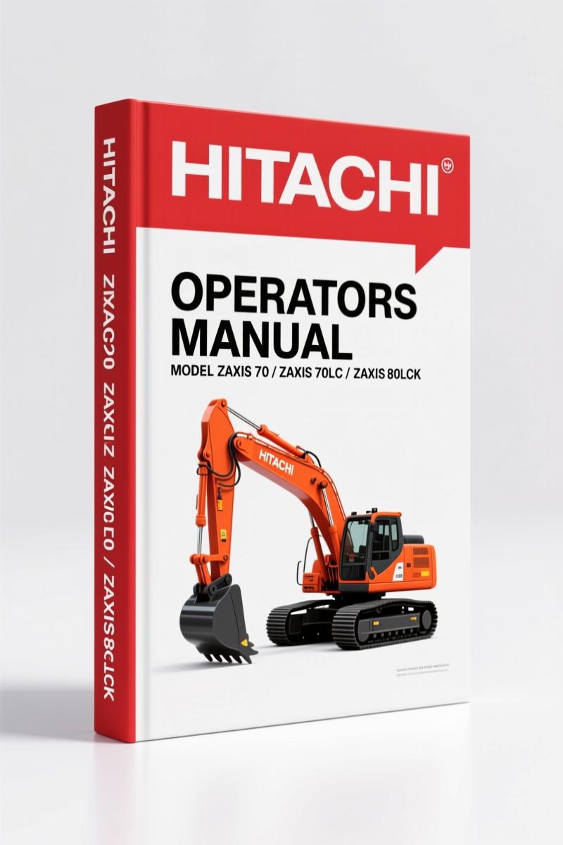Fiat-hitachi ZAXIS 70, 70LC, 80LCK, 75US-A 2006 Operators Manual