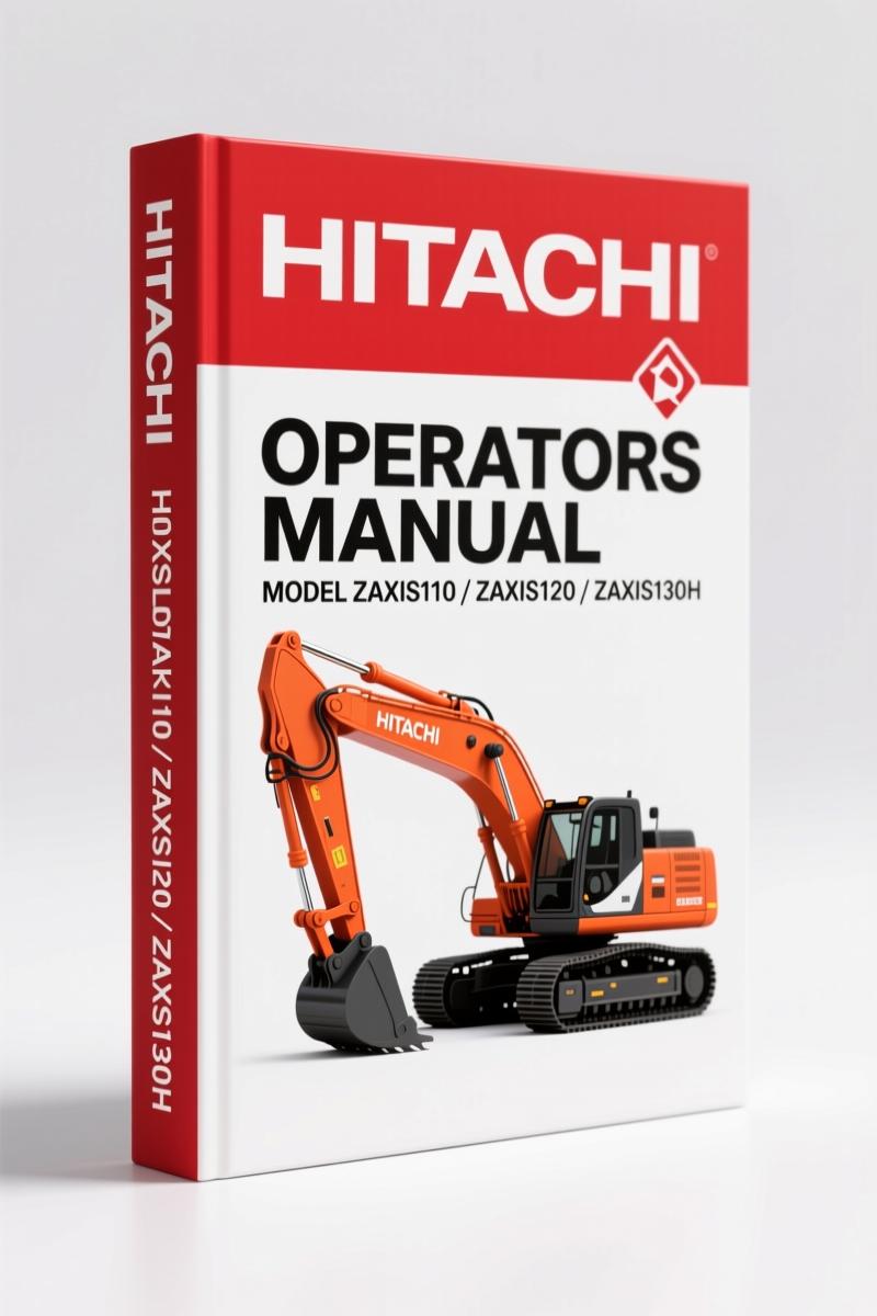 Fiat-hitachi ZAXIS110-180 Operators Manual – 398 Pages – OEM Specs