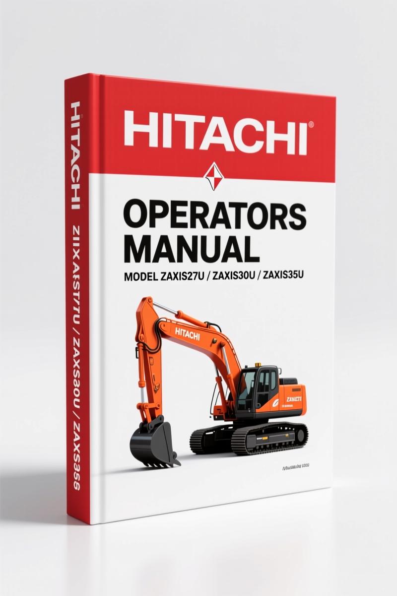 Fiat-hitachi ZAXIS27U-ZAXIS50U 2003 Operators Manual - Factory Specs