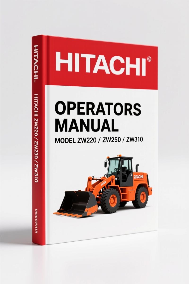 Fiat-hitachi ZW220 ZW250 ZW310 User Manual – 329 Pages OEM