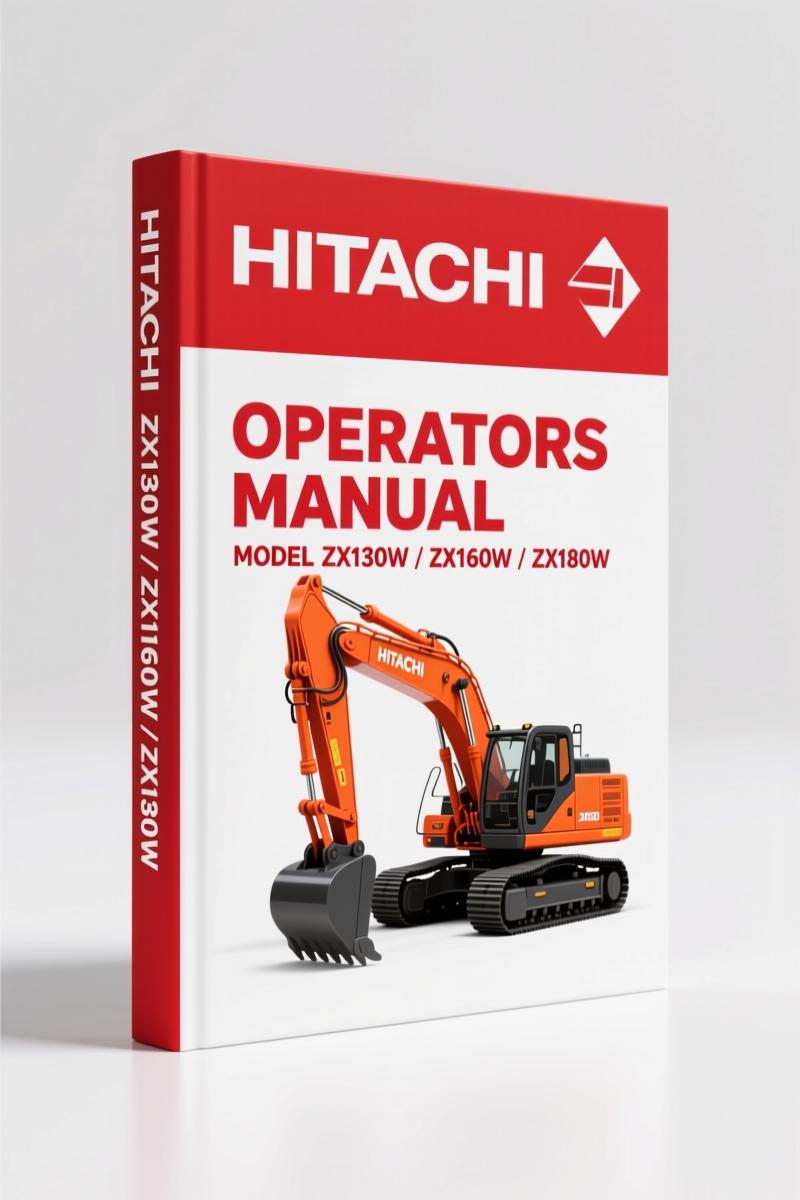 Hitachi Construction Machinery ZX130W, ZX160W, ZX180W, ZX210W 2003 Operators Manual