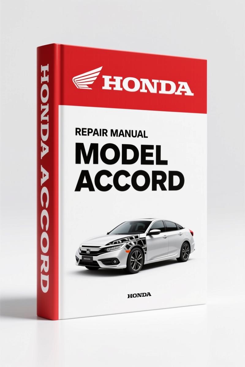 Honda Accord 2008 Service Manual cover page