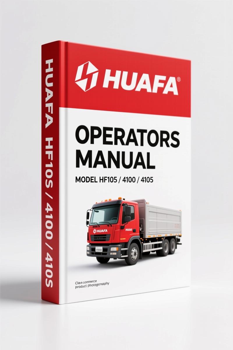 Huafa HF105, 4100, 4105, 6100, 6105 Operators Manual – OEM Specs