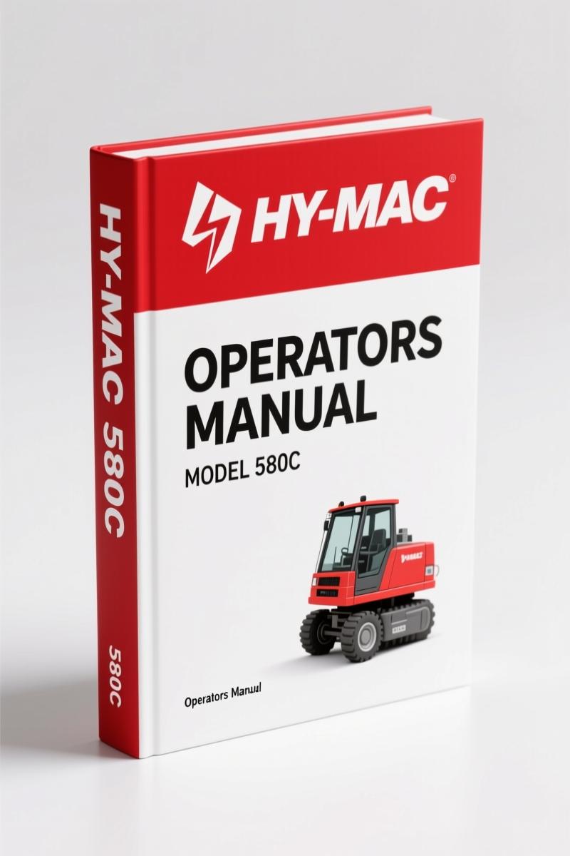 Hy-mac 580C Operators Manual – 33-Page OEM Operator Guidance