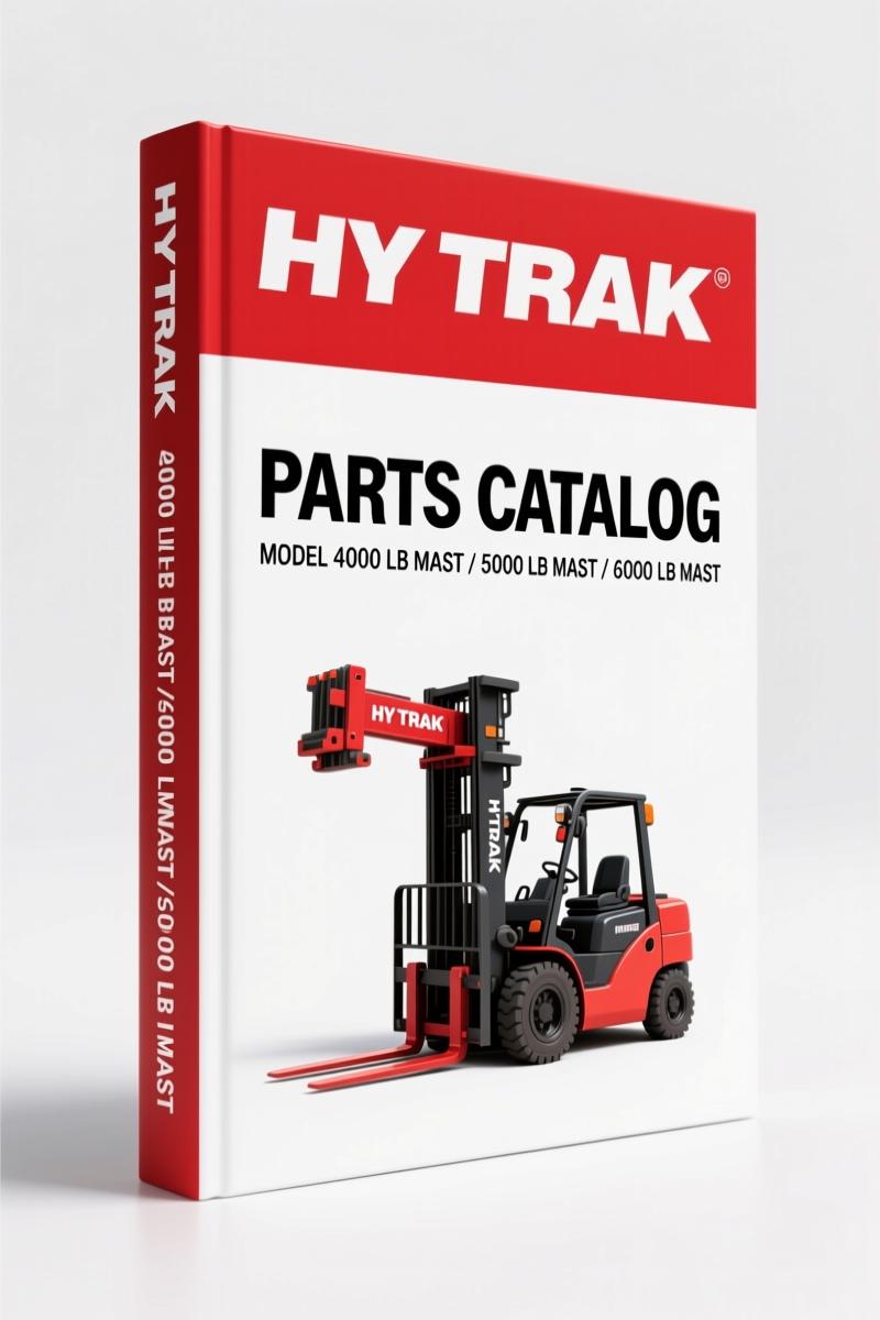 Hy Trak 4000-10000 Lb Mast 1990 Parts Catalog | 353 Pages OEM