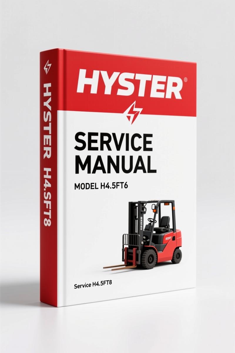 Hyster H4.0FT5, H4.5FTS5, H4.0FT6, H4.5FT6, H5.0-5.5FT Service Manual